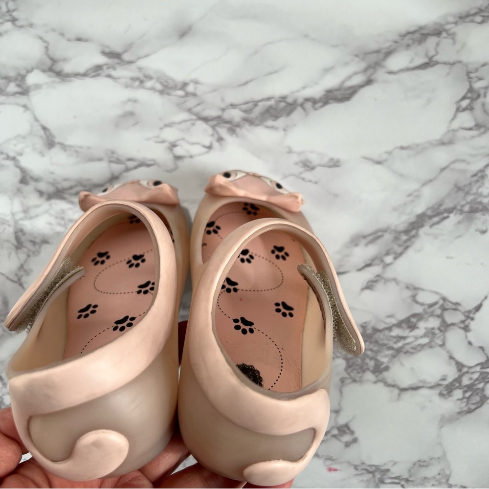 Mini Melissa Pink Kitty Cat Jelly Shoes. Size 10 - Picture 13 of 16